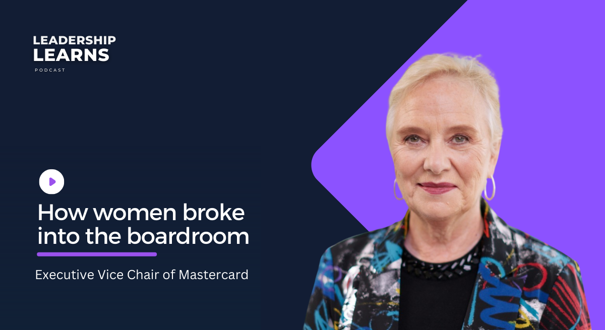 How women changed the game Interview with the Executive Vice Chair of